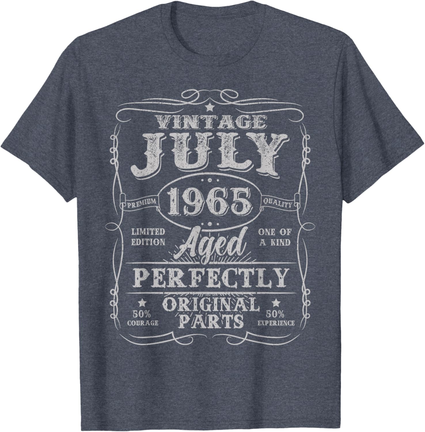 Vintage 1965 Retro 60th Birthday T-Shirt for Men and Women - 17
