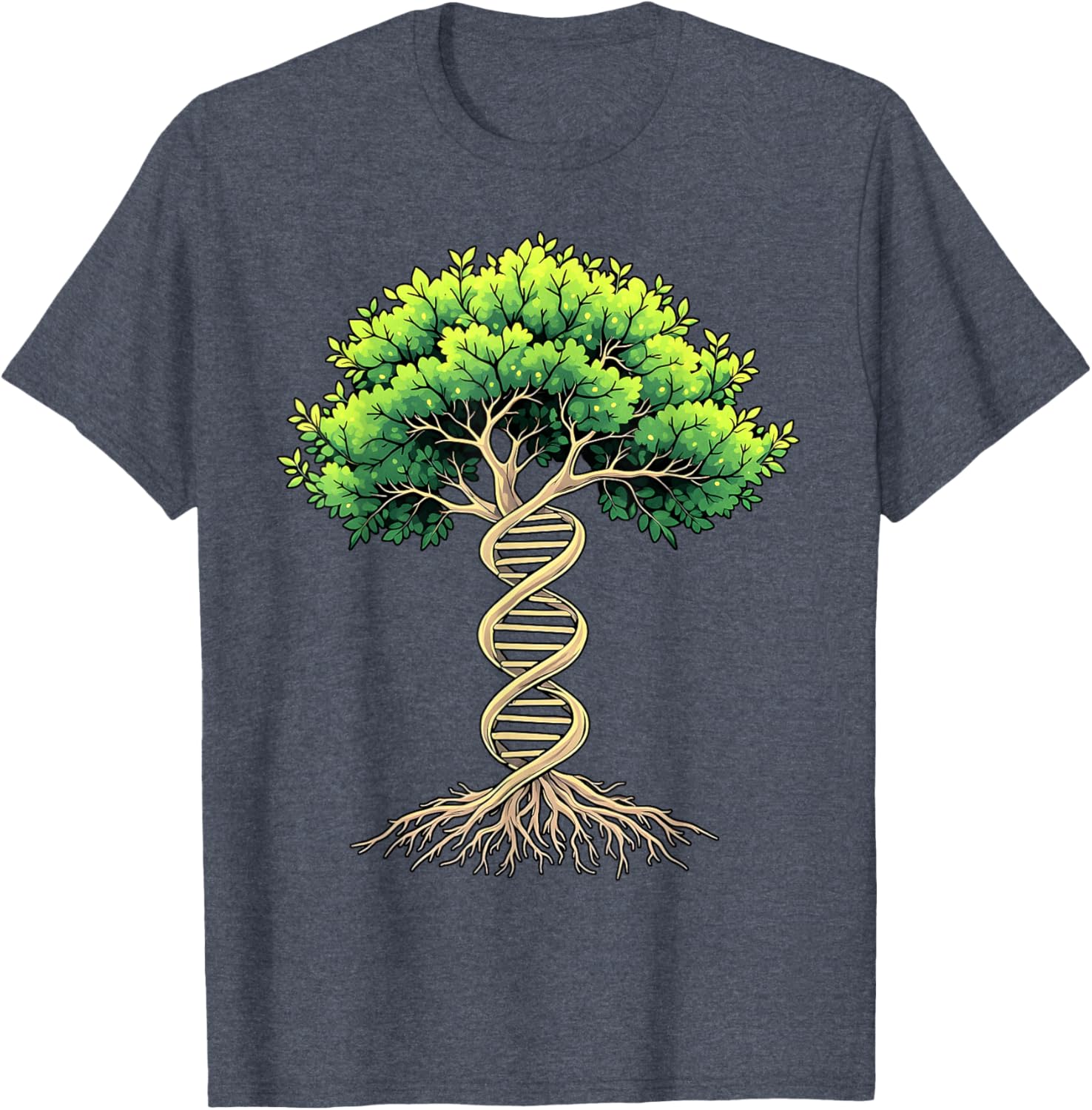 DNA Tree Life Science Nature T-Shirt for Science Lovers and Nature Fans - 1