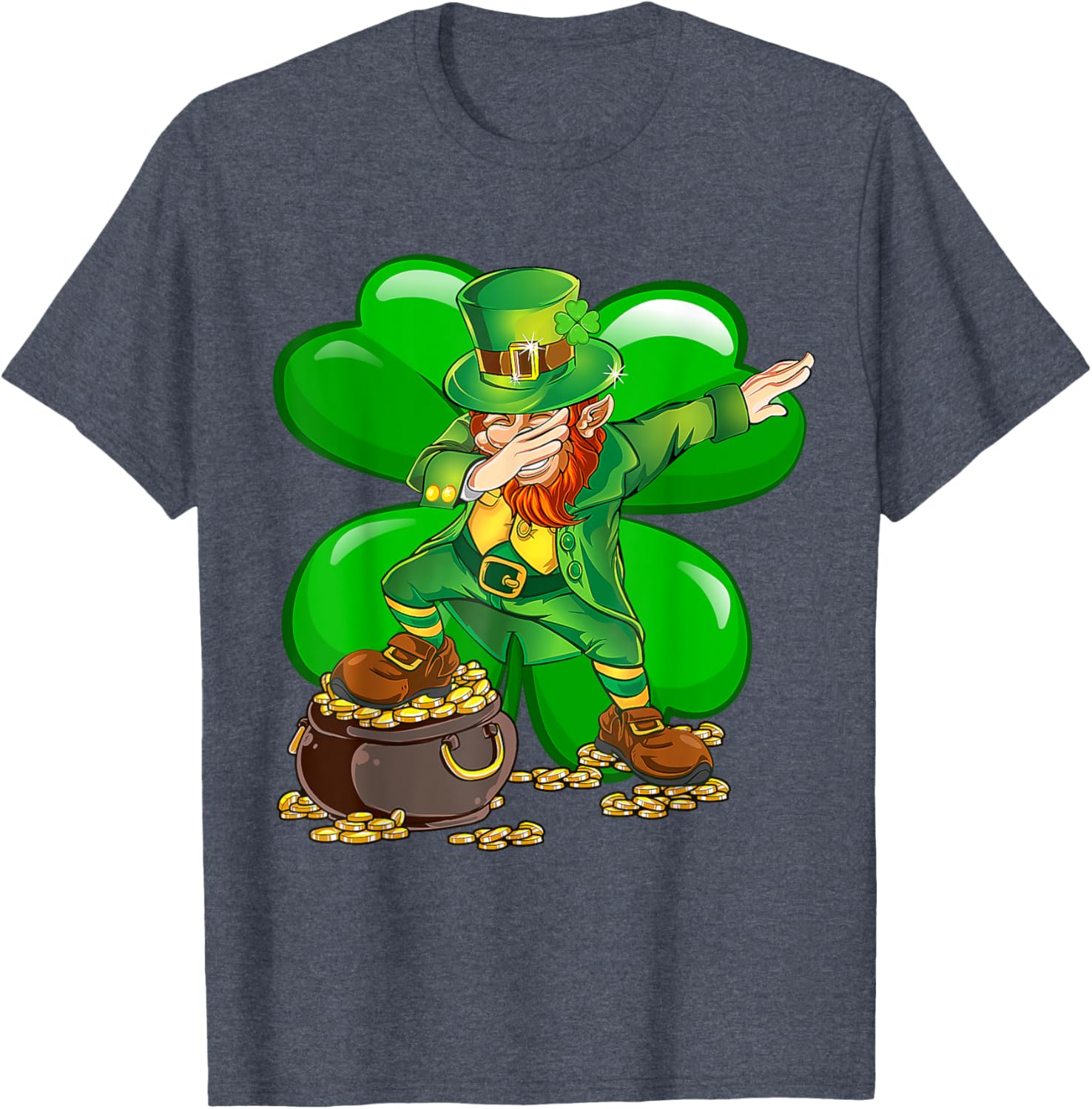 Dabbing Leprechaun T-Shirt for St Patrick's Day Fun for Everyone - 12