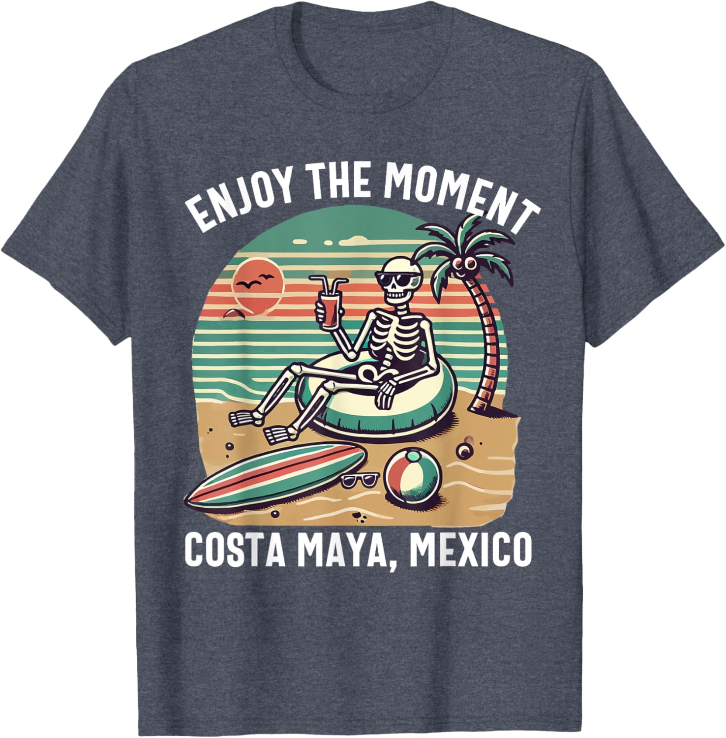 Costa Maya Mexico Souvenir T-Shirt for Men Women and Kids Fun Reminder - 9