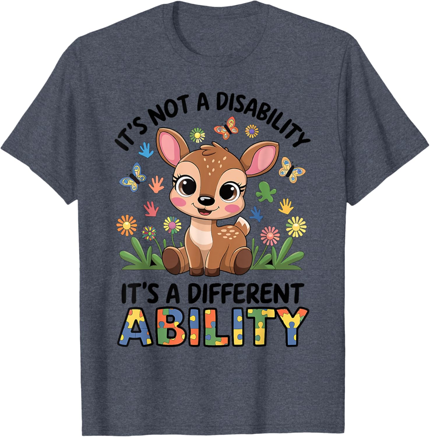 Autism Awareness T-Shirt Celebrating Different Abilities in Style - 14
