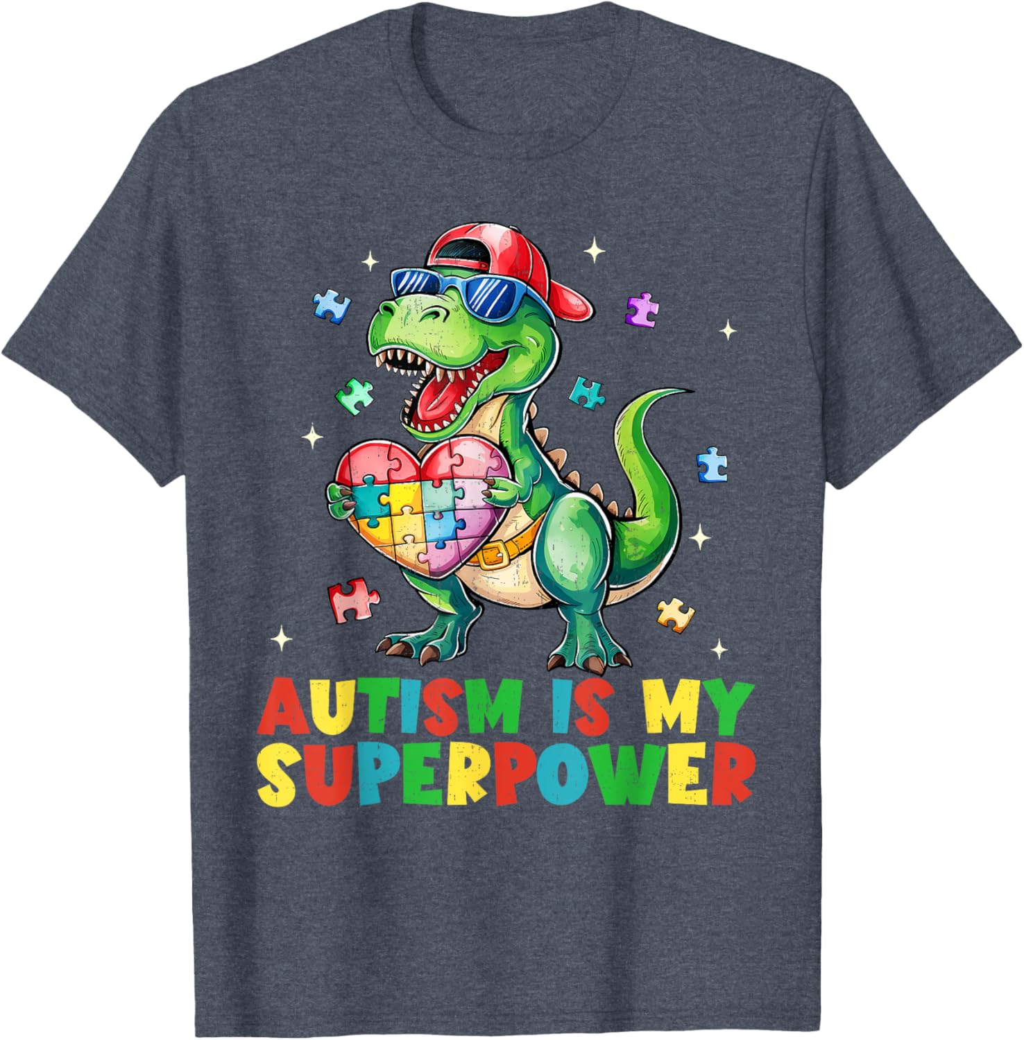 Funny Autism Awareness T-Shirt for Boys - Autism Is My Superpower - 4