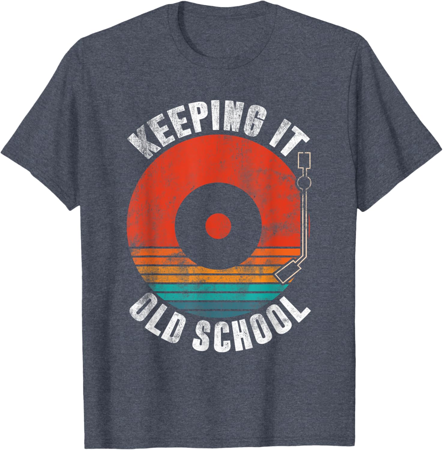 Retro Vinyl Record Player T-Shirt | Keeping It Old School Style - 10