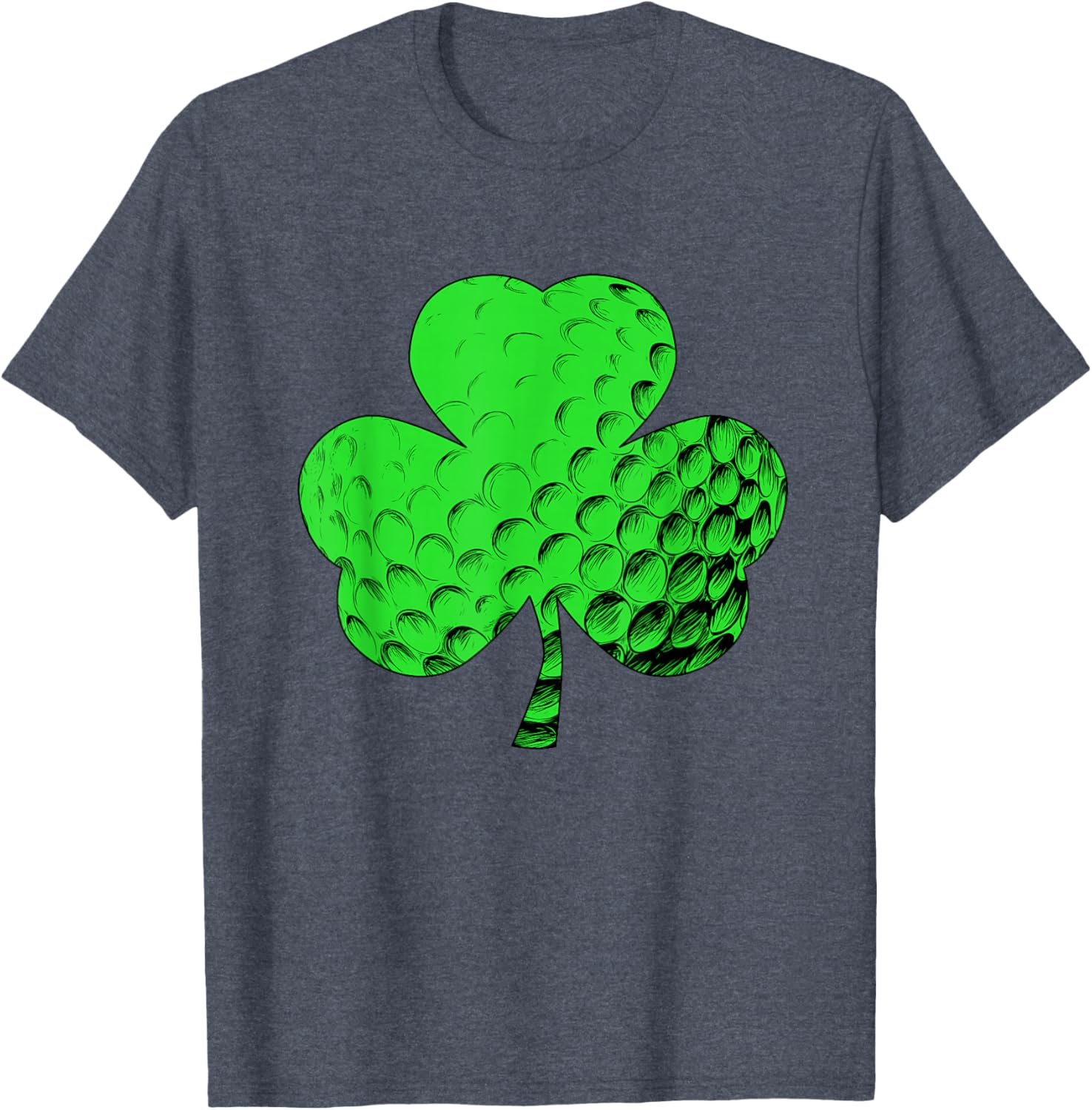Irish Shamrock Golfing T-Shirt for St. Patrick's Day Celebration - 1