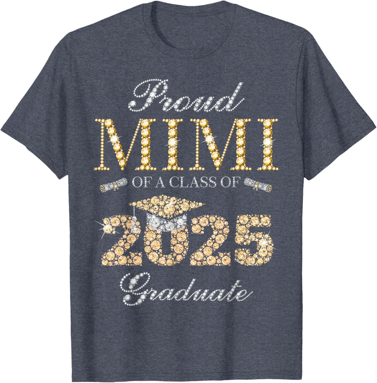 Proud Mimi of a Class of 2025 Graduate T-Shirt for Celebrating Achievements - 1