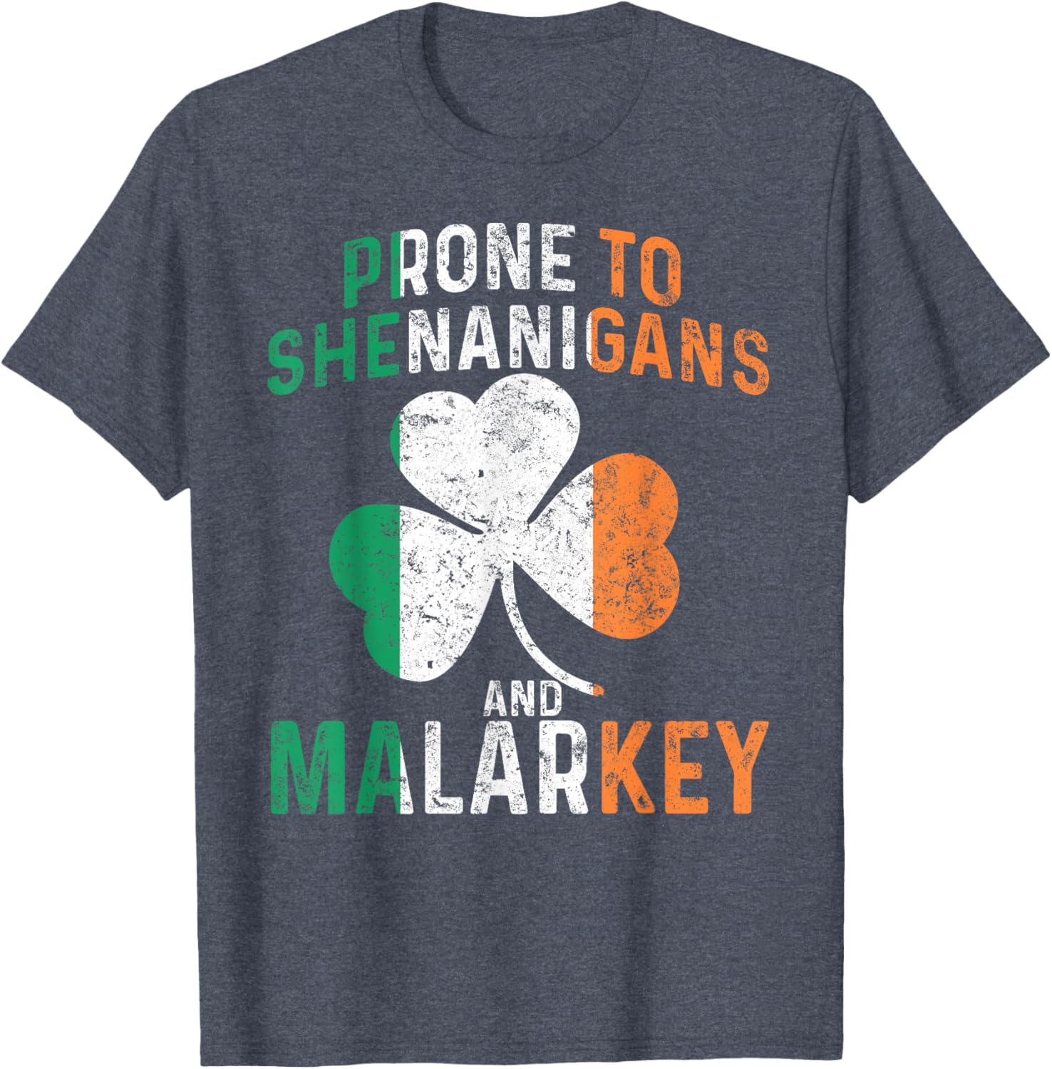 Funny St Patricks Day Boys T-Shirt Prone To Shenanigans And Malarkey - 6