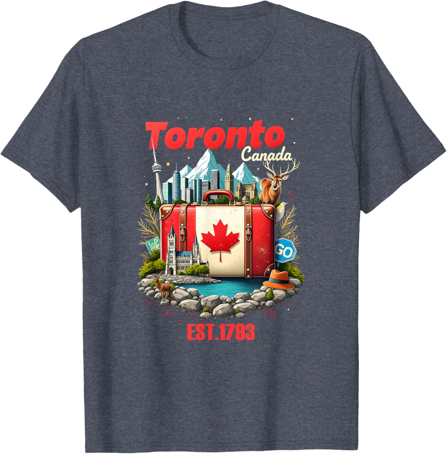 Toronto Skyline Family Vacation T-Shirt for Unforgettable Trips - 22