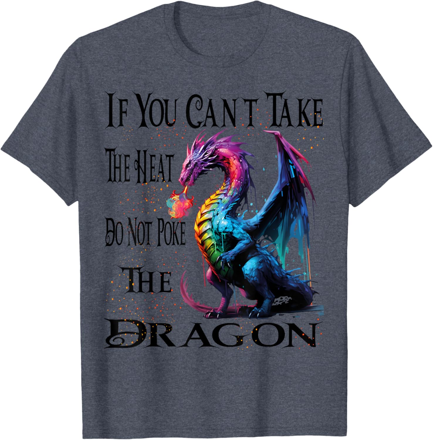 Cool Dragon Flame-Spewing T-Shirt for Mythical Creature Fans - 12