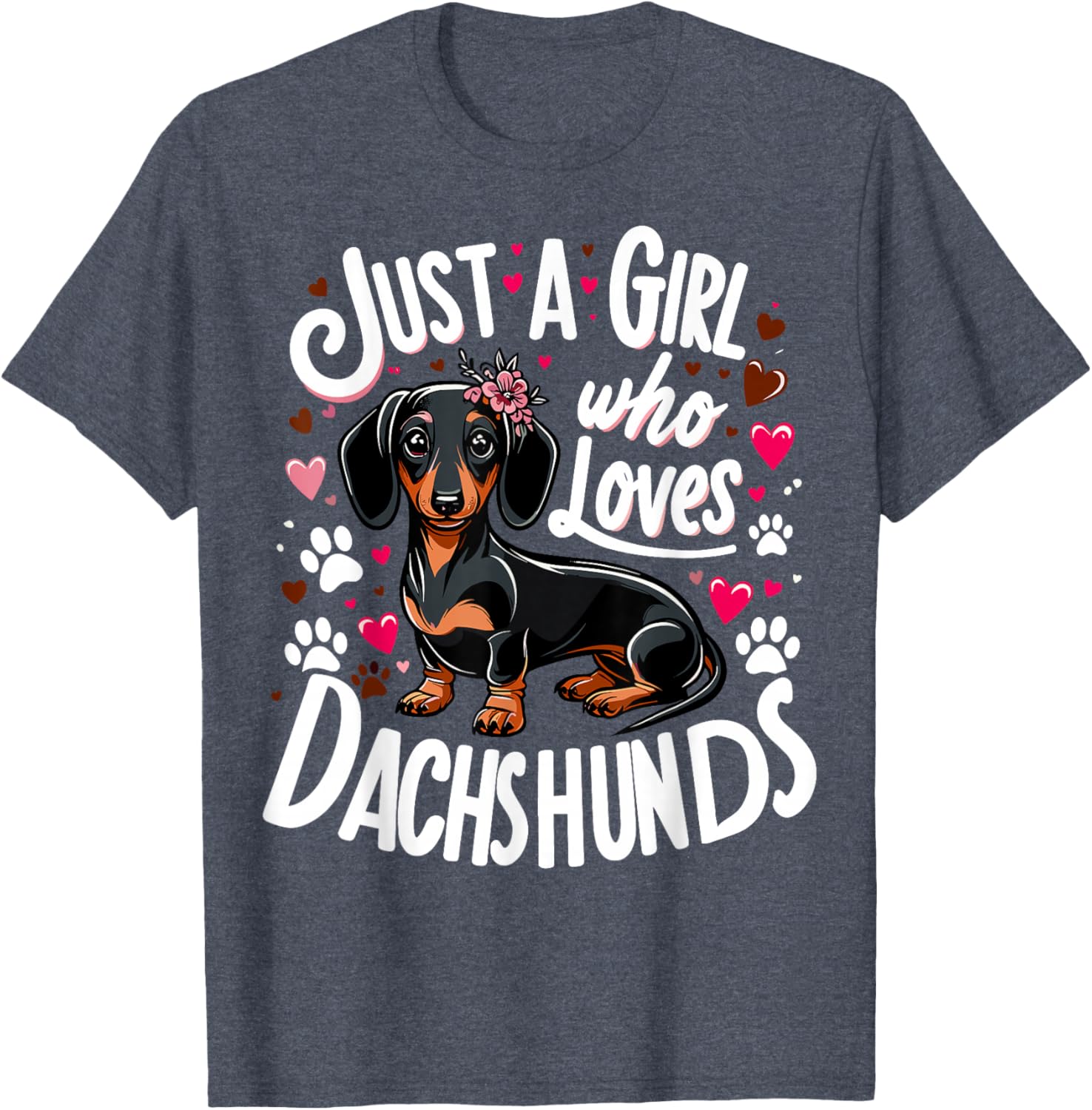 Dachshund Lover T-Shirt for Girls – Perfect Gift for Dog Moms - 9