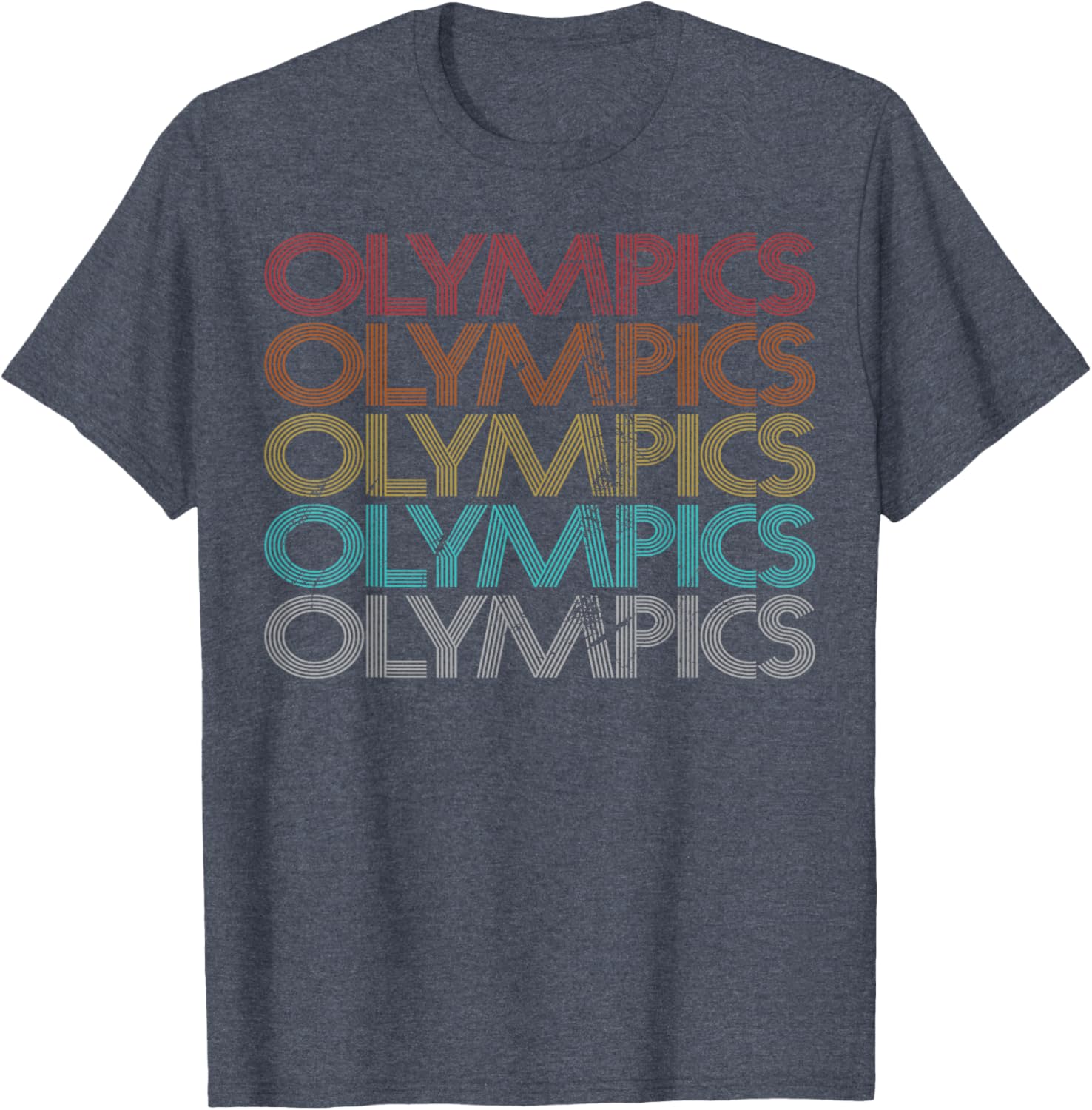 Retro Vintage Olympics T-Shirt for Sports Lovers and Casual Outfits - 4
