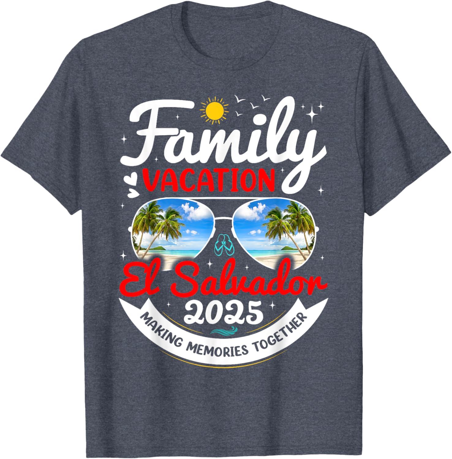 El Salvador Family Vacation 2025 Beach Group T-Shirt for Fun Adventures - 6