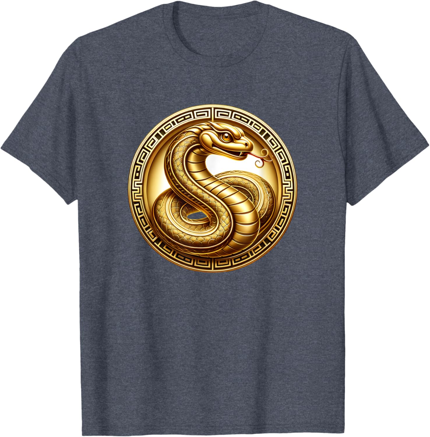 Gold Year of the Snake T-Shirt for Celebrating the Lunar New Year - 1