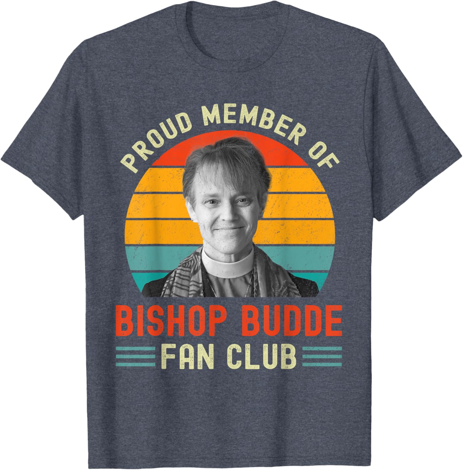 Proud Member of Bishop Budde Fan Club Vintage US Flag T-Shirt - 16