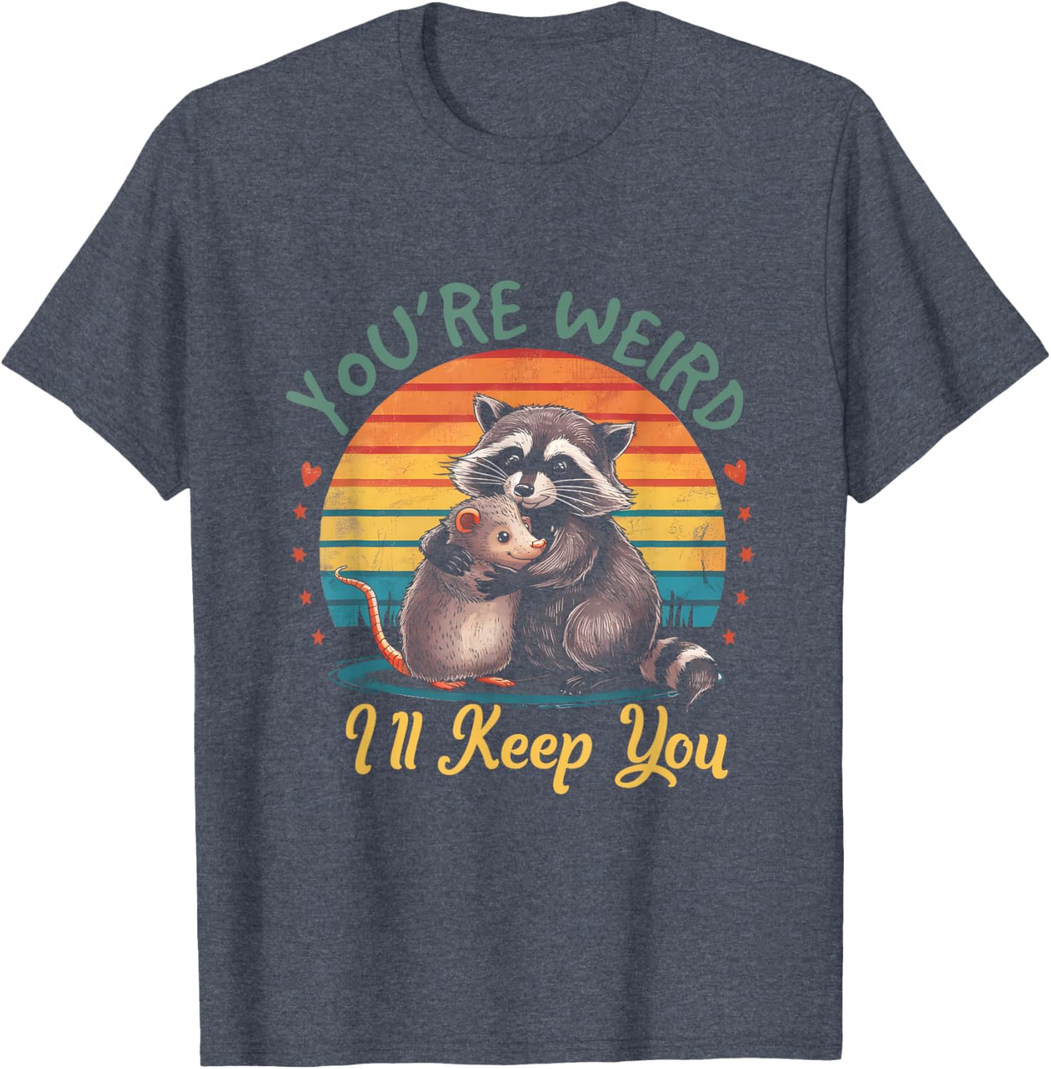 Celebrate Your Weirdness with Our Fun You Are Weird I'll Keep You T-Shirt - 9