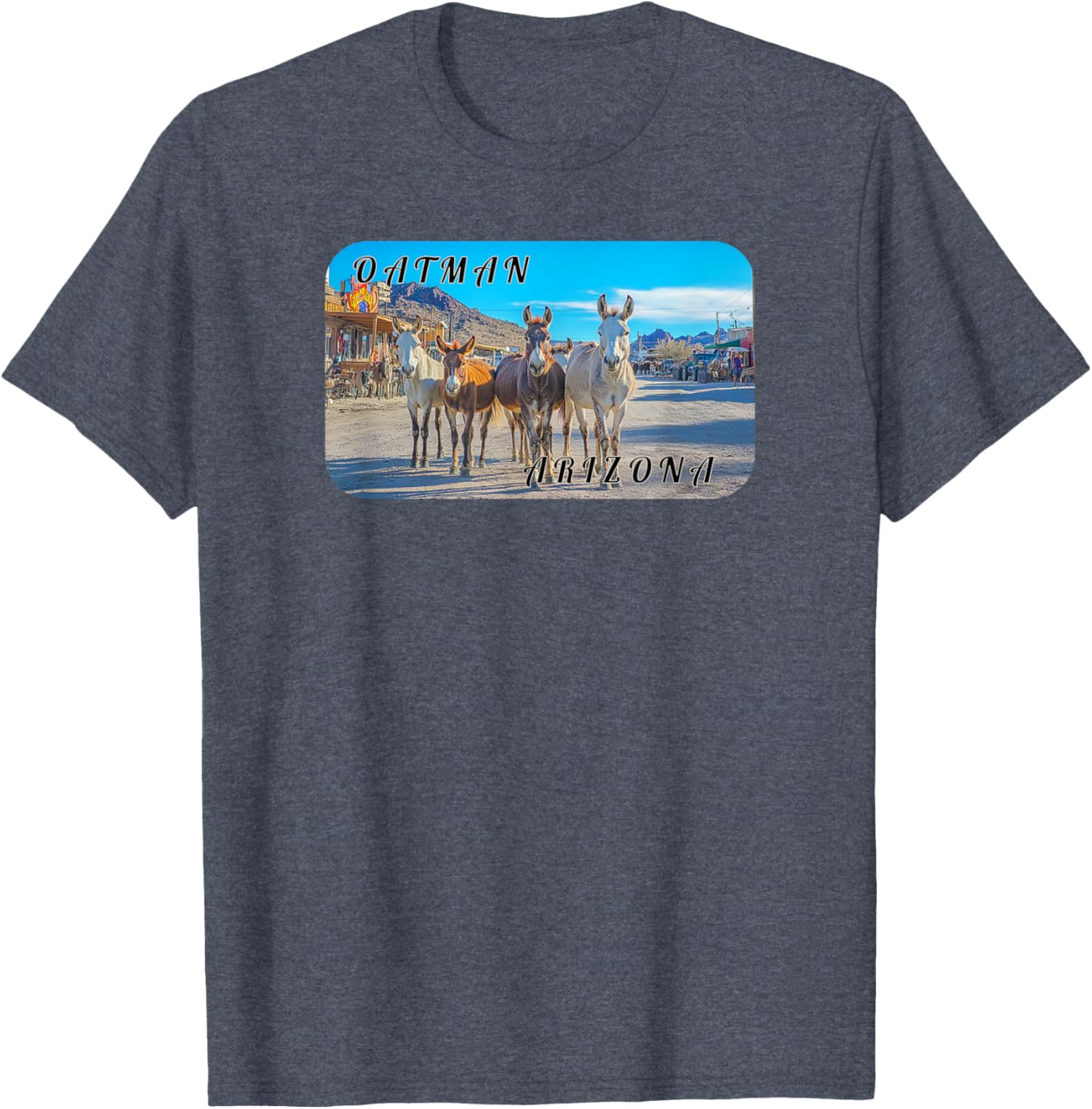 Oatman Arizona Burros T-Shirt for Animal Lovers and Adventure Seekers - 15