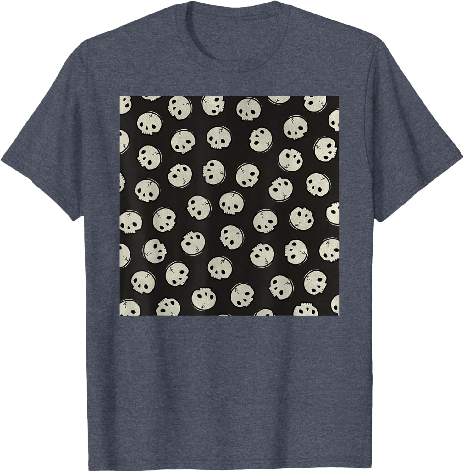 Trendy Cecelia Hotzler Skull Pattern Graphic T-Shirt for Unique Style - 7