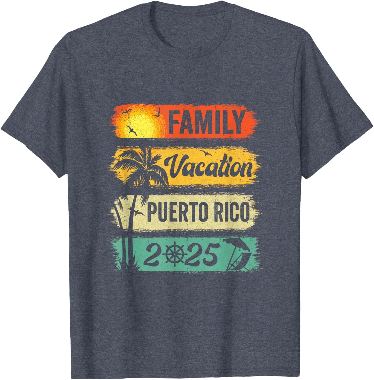 Funny Matching Family T-Shirt for Puerto Rico Vacation 2025 Fun Gear - 15