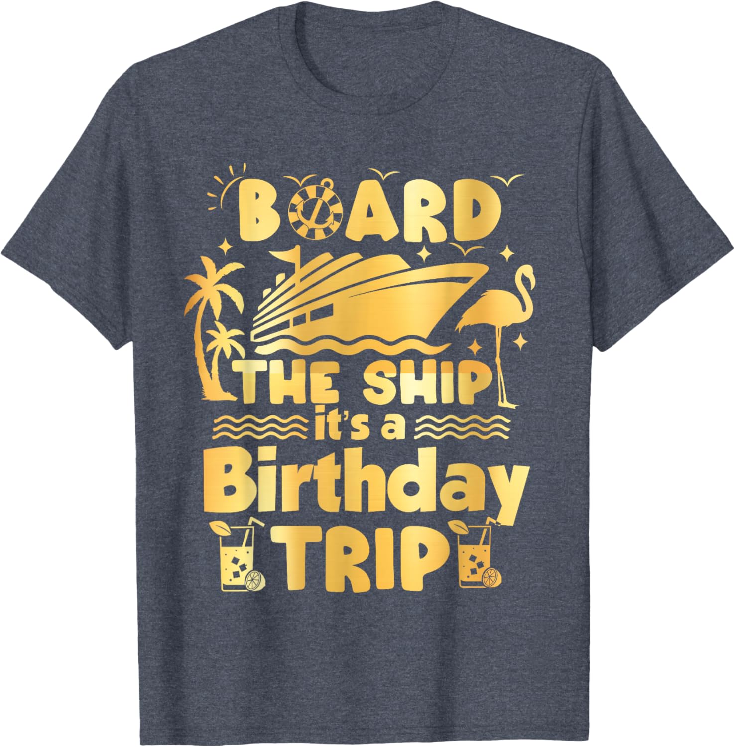 Birthday Cruise Adventure T-Shirt Fun Nautical Theme Apparel - 6