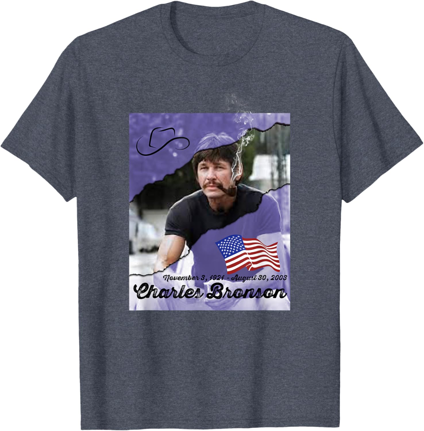 Charles Bronson 002 T-Shirt for Fans of Classic Movies and Style - 7