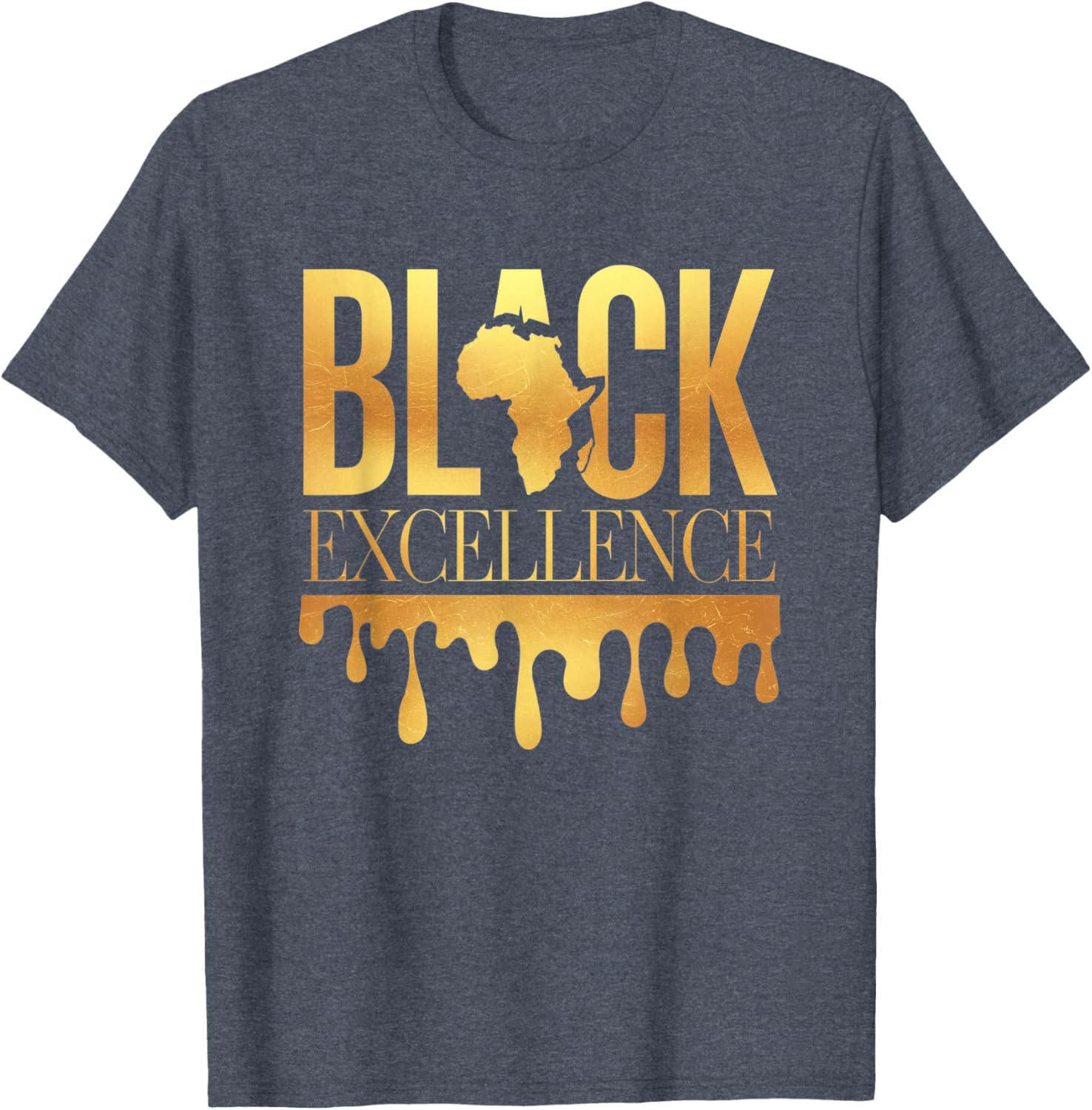 Black Excellence Afro Motivation T-Shirt for Black History Month Celebration - 3