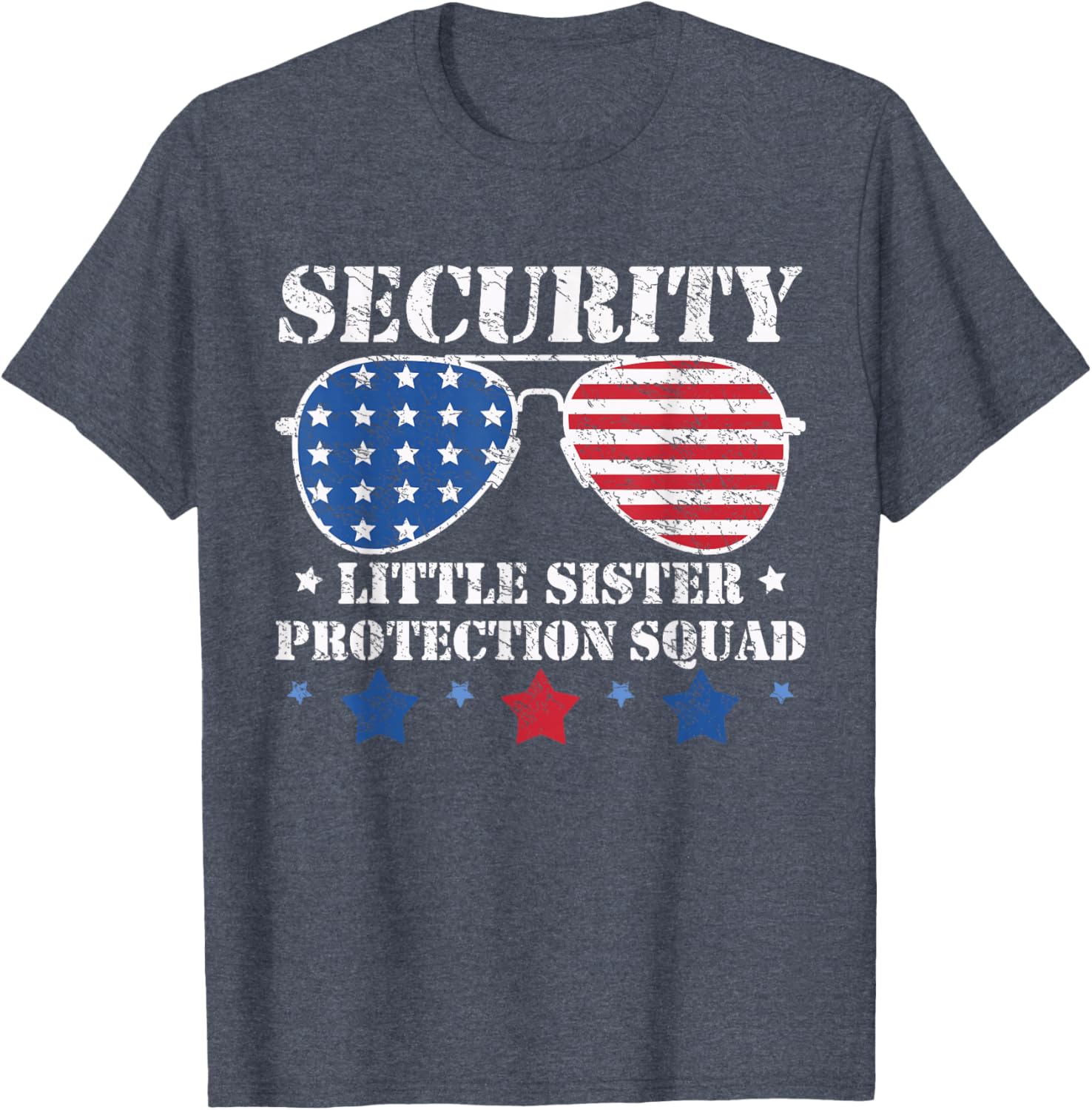Funny Boys Brother T-Shirt Security Little Sister Protection Squad Gear - 14