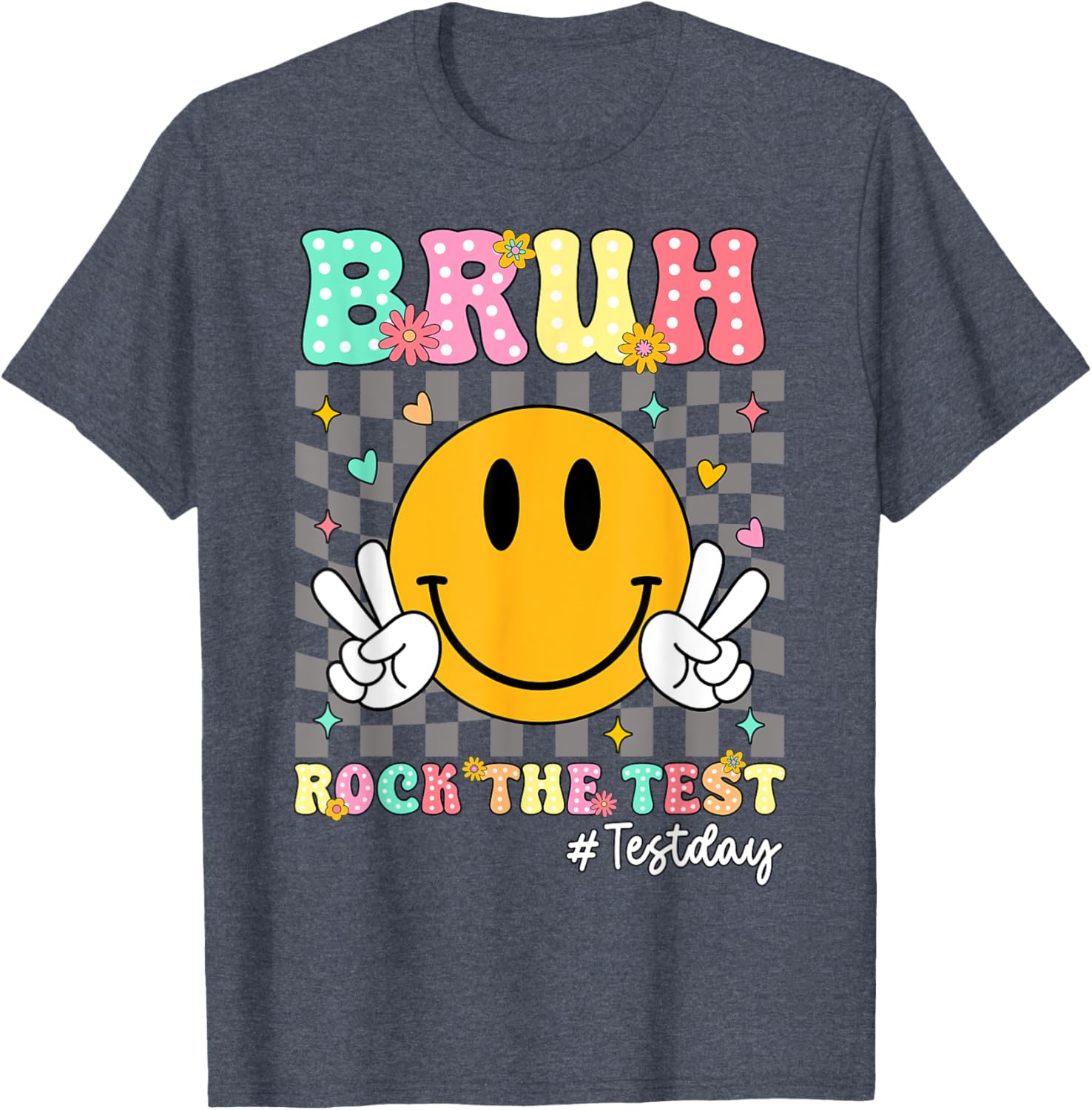 You Got This Test Day Smile Rock the Test Kids T-Shirt for Boys and Girls - 9