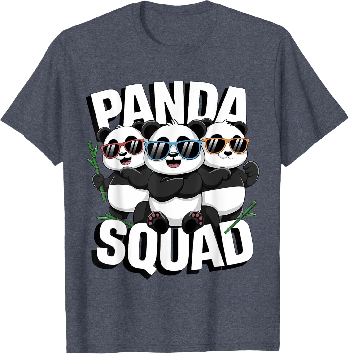 Panda Squad Family Matching T-Shirt for National Panda Day Fun - 5