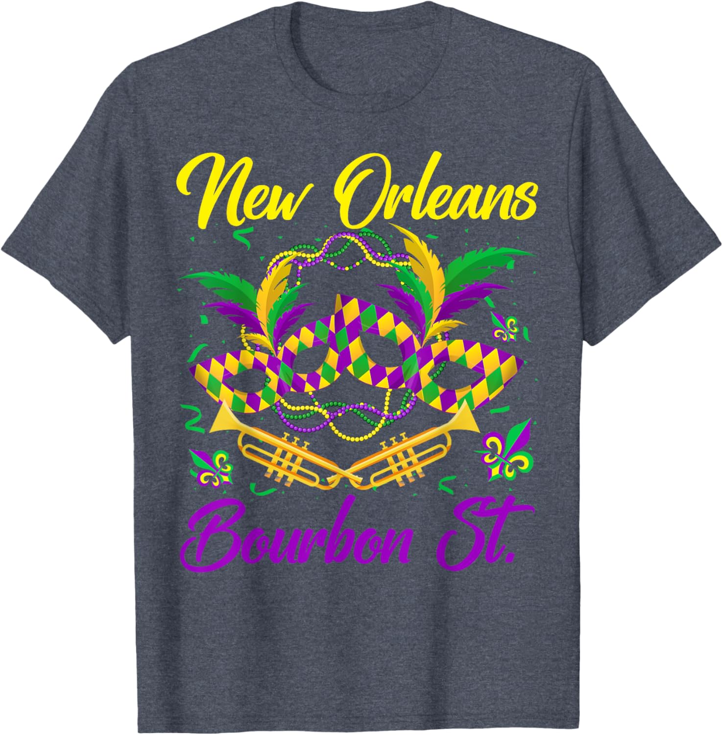 Funny NOLA Bourbon Street Mardi Gras T-Shirt for Fat Tuesday Celebrations - 25