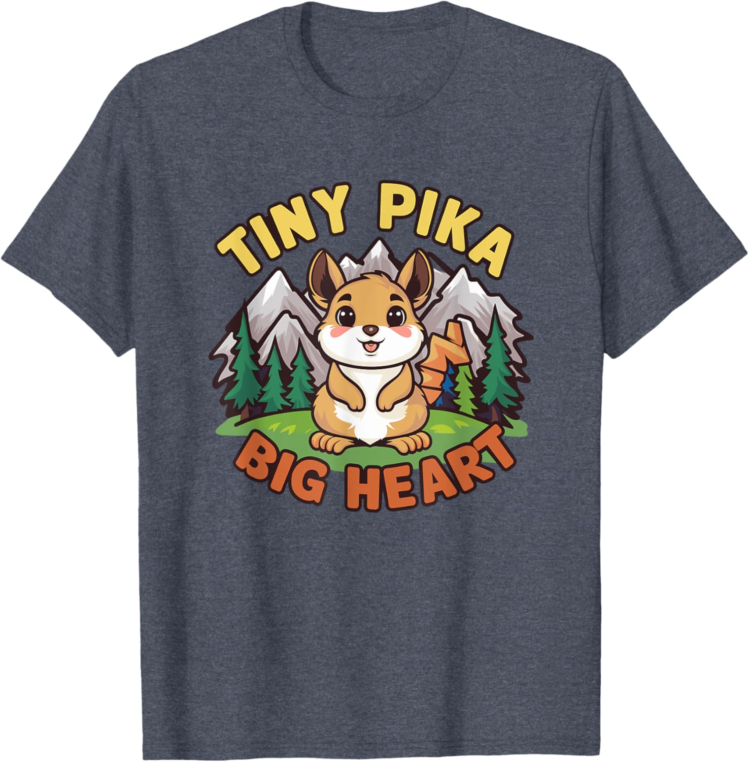 Playful Tiny Pika Big Heart T-Shirt for Animal Lovers and Adventurers - 7