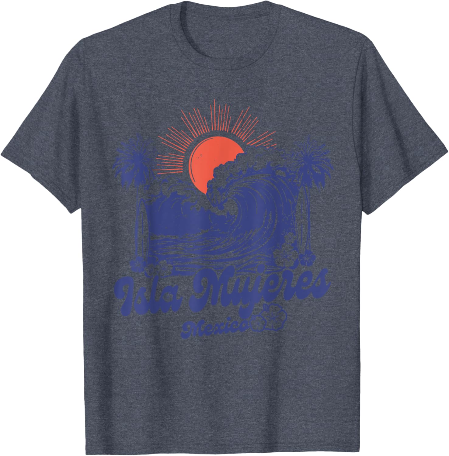 Isla Mujeres 2025 Vintage Surfing T-Shirt Retro 70s Style Apparel - 5