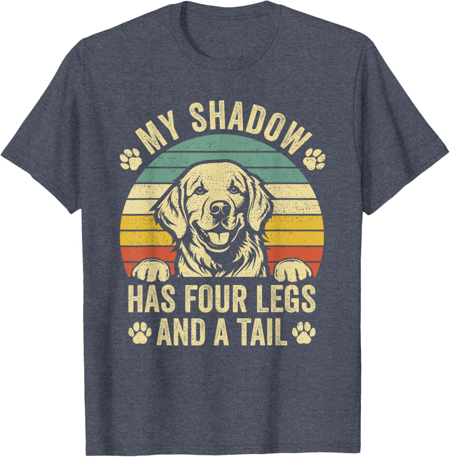 Cute My Shadow Has Four Legs And A Tail T-Shirt for Dog Lovers - 16