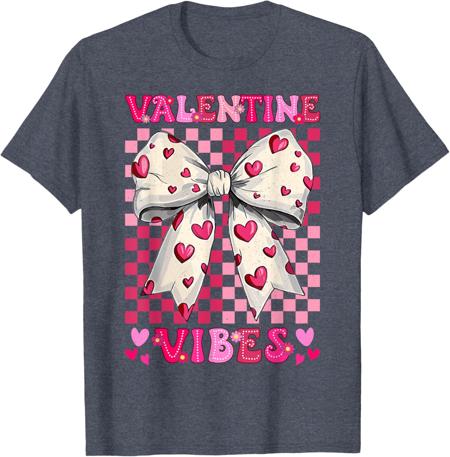 Retro Valentine's Day Heart T-Shirt for Kids - Fun Valentine's Vibes! - 9
