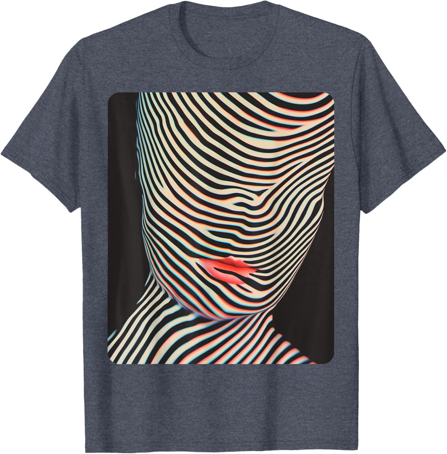 Chic Women's Abstract Designer T-Shirt for Stylish Fashion Lovers - 3
