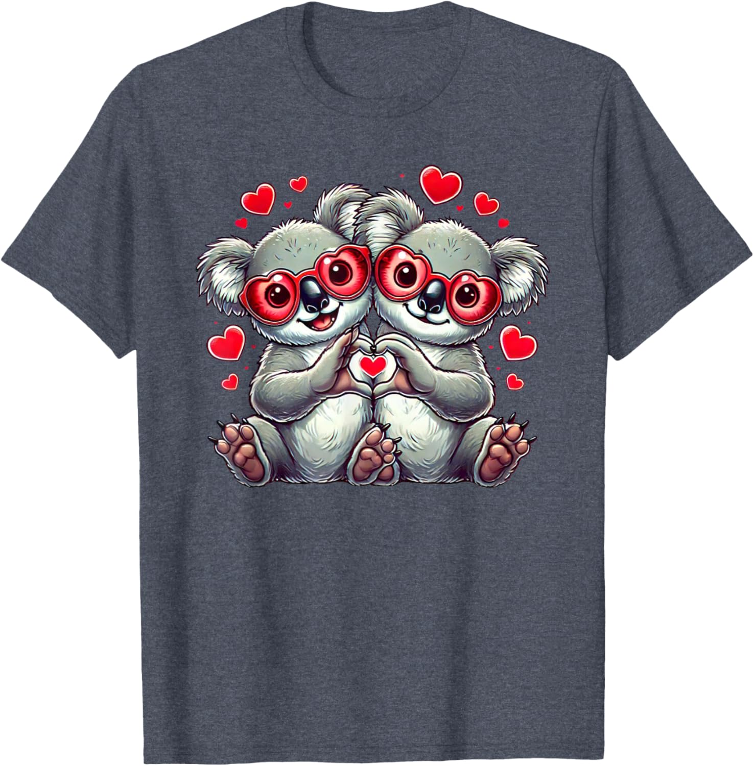 Funny Koala Heart Sign T-Shirt for Everyone - Perfect Valentine Gift! - 7