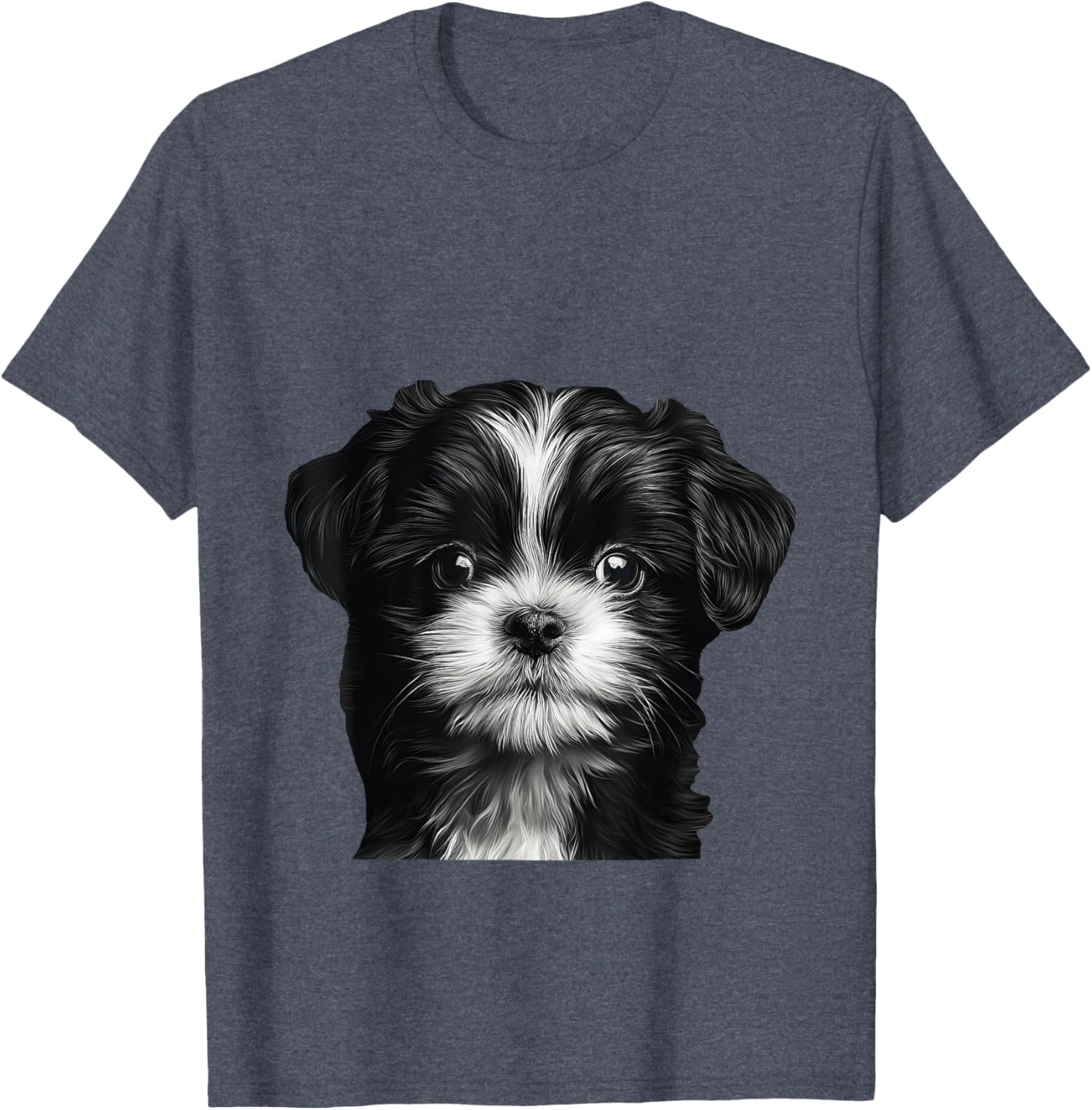 Adorable Shih Tzu Puppy T-Shirt for Dog Lovers - Cute Pet Apparel - 2