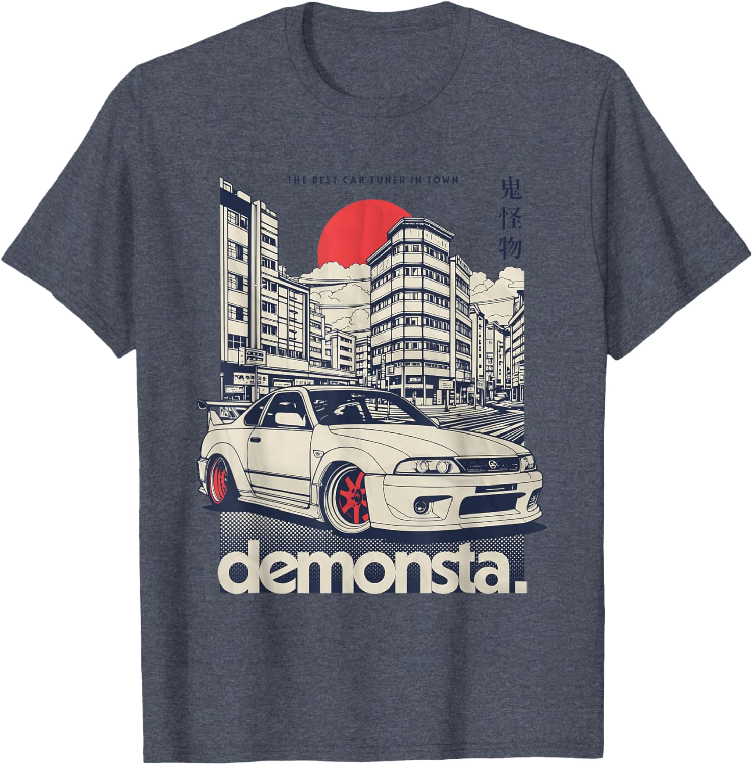 JDM Tokyo Japan Drift Race Car Tuning Retro Vintage T-Shirt for Gearheads - 5