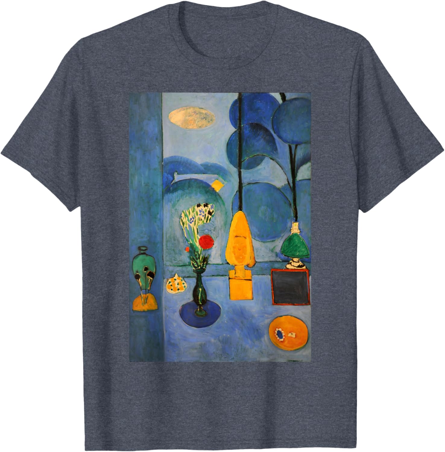 Matisse Blue Window T-Shirt – Stylish Art-Inspired Clothing for All - 20