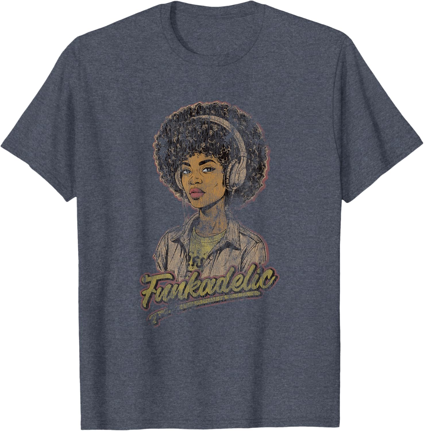 70s Funk Afro Women Soul Retro Vintage Graphic T-Shirt for Cool Style - 23