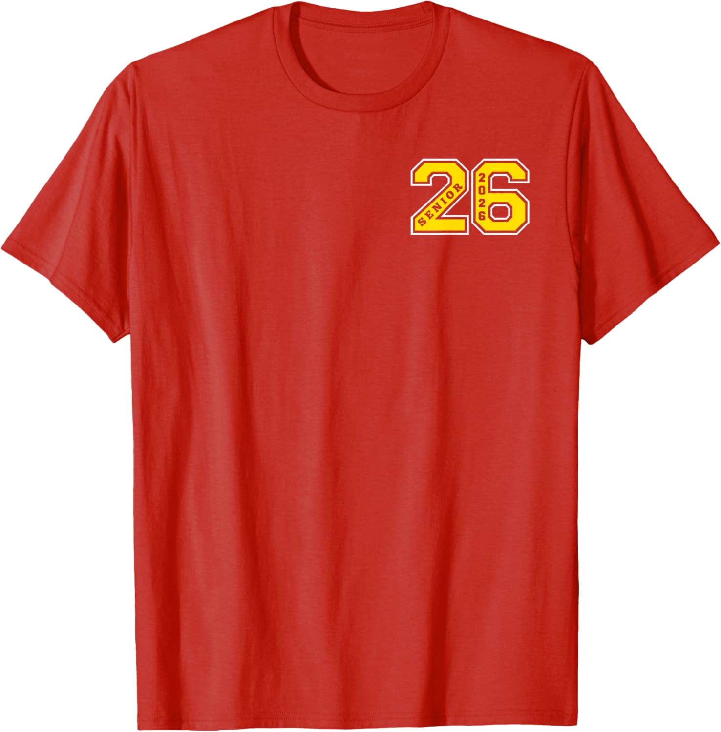 Proud Dad 2026 Senior Gold T-Shirt for Celebrating Graduation Day - 9