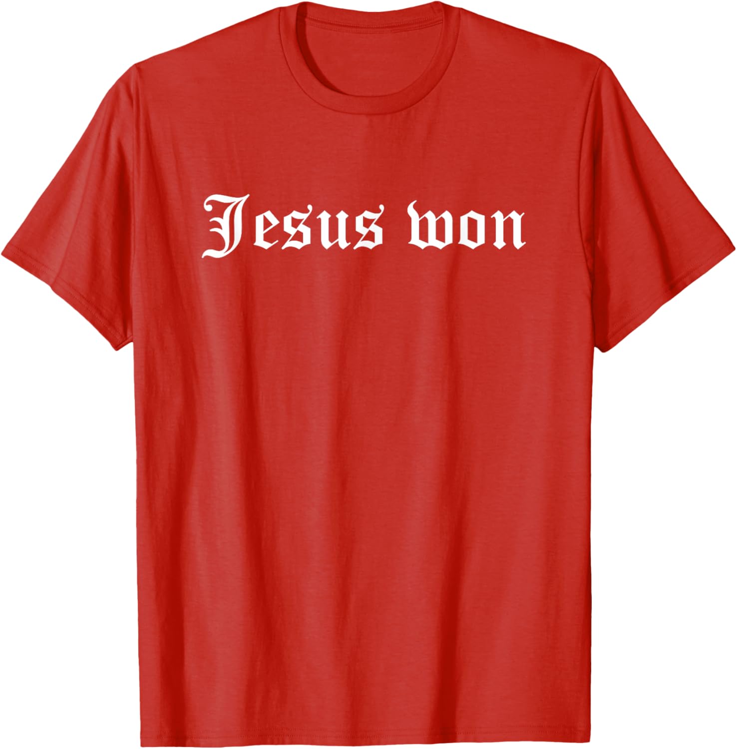 Jesus Won T-Shirt for Men and Women - Faith-Inspired Apparel - 1