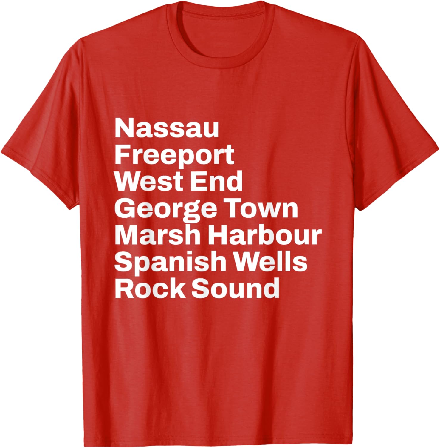 Bahamas Cities and Towns Travel T-Shirt for Beach Lovers and Adventurers - 2