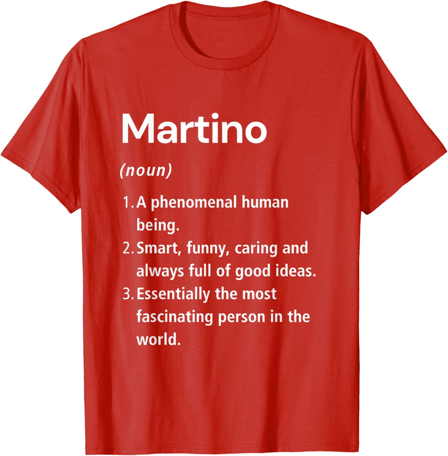 Funny Martino Name Definition T-Shirt for Unique Style and Humor - 17