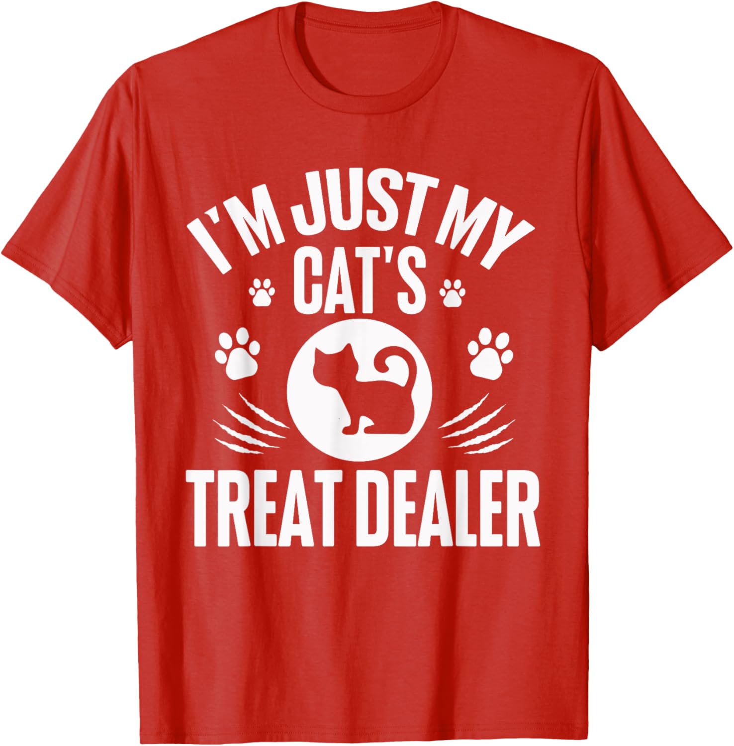 Funny Cat Treat Dealer T-Shirt for Cat Lovers Cute Gift Idea - 5