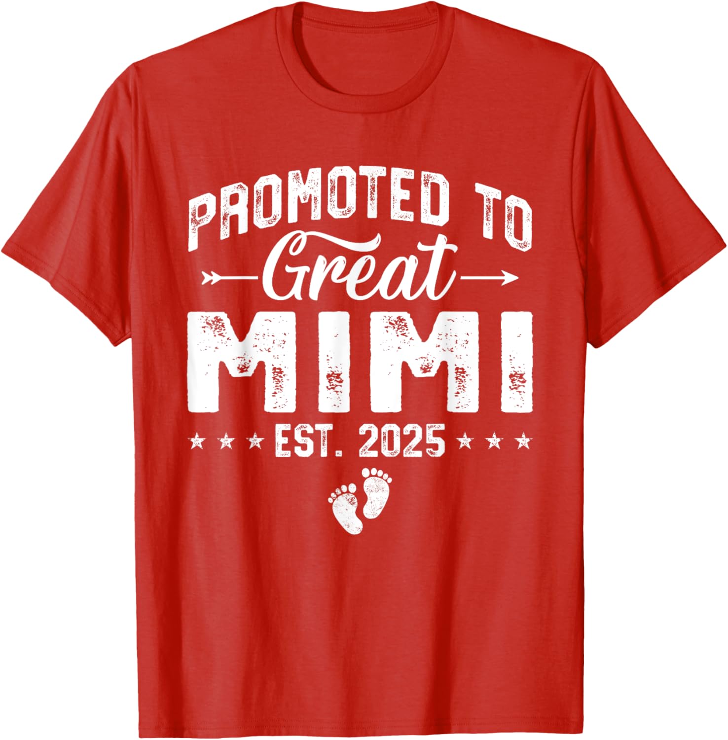 Promoted to Great Mimi 2025 New Grandma T-Shirt for Proud Grandparents - 17