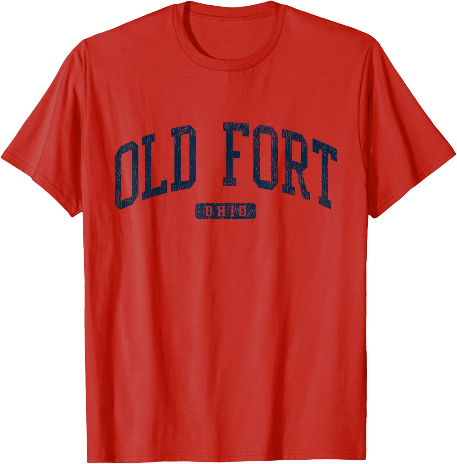 Old Fort Ohio College Style Blue T-Shirt for Comfort and Style - 14
