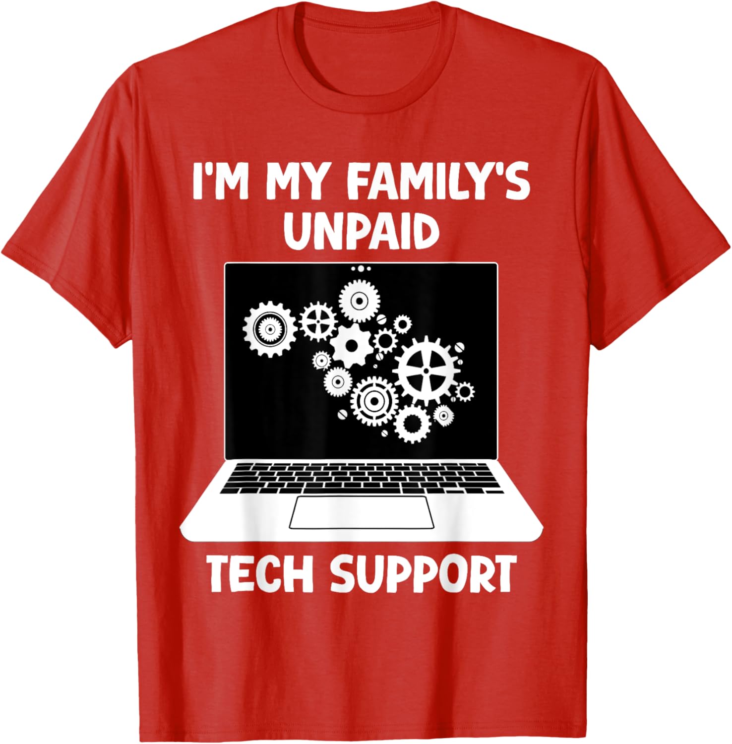 Funny Computer Engineer T-Shirt for Unpaid Tech Support Heroes - 3