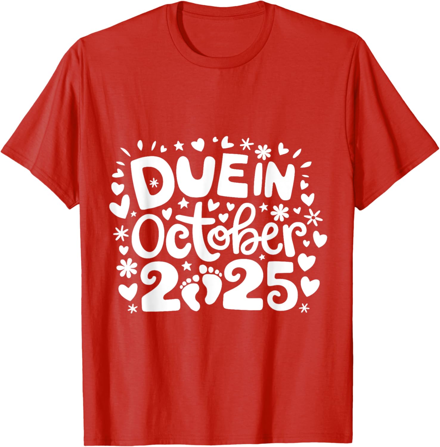 Cute Mommy To Be Pregnancy T-Shirt for New Baby Coming October 2025 - 6
