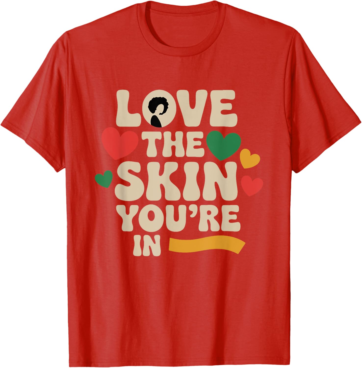 Proud Afro Educated Black Woman T-Shirt Love Your Skin Fashion Tee - 6