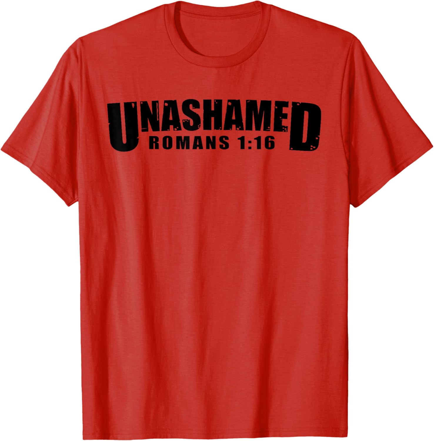 Unashamed Romans 1:16 Christian Faith T-Shirt for Believers and Friends - 16