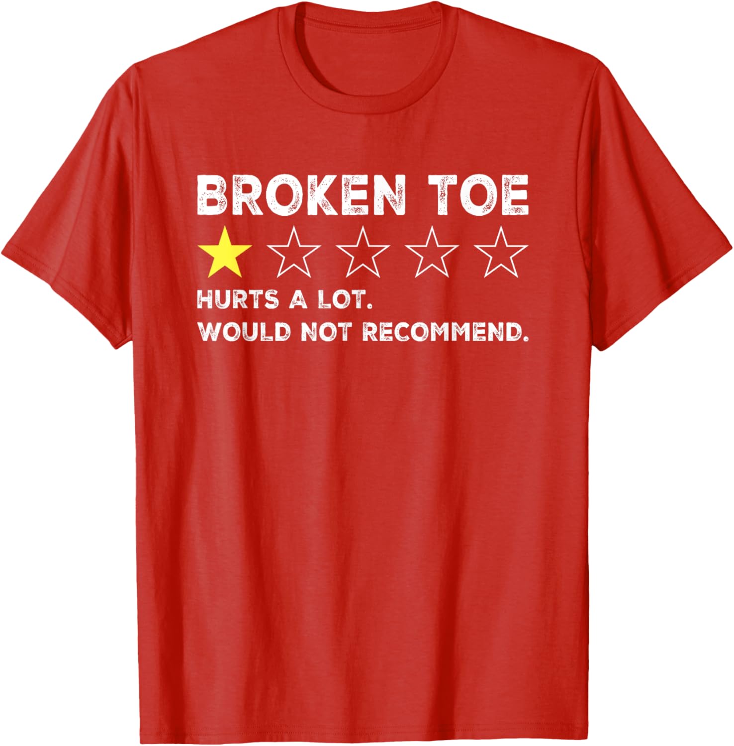 Funny Get Well Soon T-Shirt for Broken Toe Injury Recovery Humor - 11